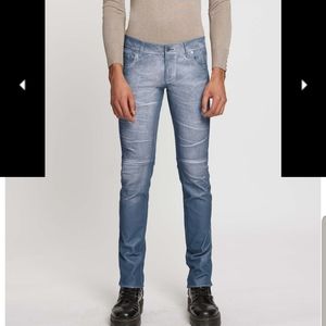 Jitrois mens 100% lambskin "aged" pants.